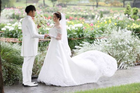 広い園内
どこで撮っても素敵なシーン!